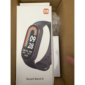M8 Smart Band 8 Fitness Tracker Heart Rate Monitor Waterproof Watch NEW IN BOX